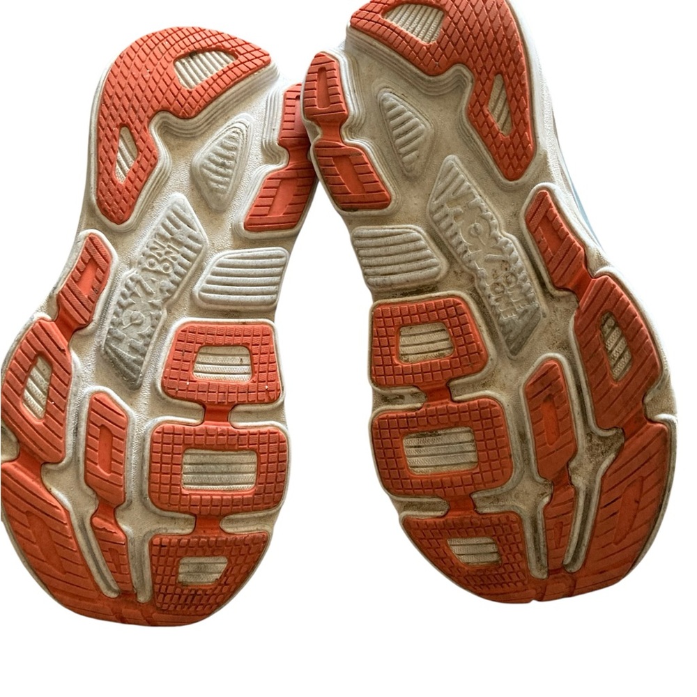 Hoka One One Bondi 7 Blue Fog‎ Running Athletic Shoes Women’s Size 5 D Wide - Picture 5 of 7
